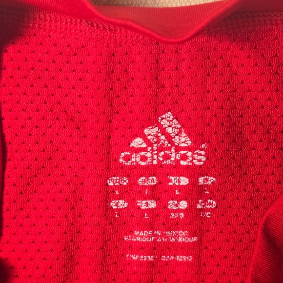 Adidas Red Climacool Long Sleeve Base Layer Shirt Size L - Picture 3 of 12